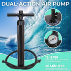 305CM Inflatable Stand Up Paddle Board  Non-Slip Deck W/ Complete Kit 15.5cm Thick Sub Board Paddle Surf Hinchable