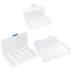10/15/24 Grids Fishing Tackle Box Squid Jig Hard Lure Tool Case Visible Fishing Tackle Box Fishing Lure Bait Hooks Storage Box