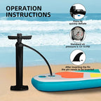 Inflatable SUP Stand-Up Paddle Boards for All Skill Levels 10'4'' Ultra-Light Paddleboard with Durable SUP Accessories Fins Pad