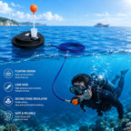 Free Shipping Scuba Respirator Diving Ventilator Battery Life Of 3.5 Hours Depths Of Up To 12M For Fishing And Rescue Operations Waterproof Tankless Underwater Breathing System Extreme Sports Outdoor Fishing Oxygen Generator