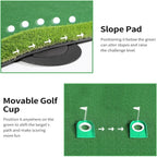 Professional Large Golf Putting Green Practice Mat for Outdoor and Indoor Use Ideal for Enhancing Putting Skills and Accuracy i