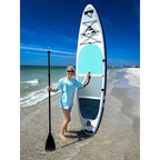 Polar Outdoors by Roc Inflatable Stand Up Paddle Board Premium SUP Paddle Board Wide Stable Design Non-Slip Comfort Deck Youth