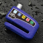 Bicycle Alarm Disc Brake Electric Lock Anti Theft Motorcycle Alarm Brake Rotor Padlock Waterproof Motorcycle Bike Accessories