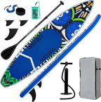 Lite Inflatable Paddle Board Stand Up Paddle Boards, Ultra Light Paddleboard for Adult Wide Stable Design Sup with Accessories