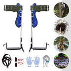 2 Gears Climber Harness Climbing Spike Set Adjustable Tree Climbing Glove Kit