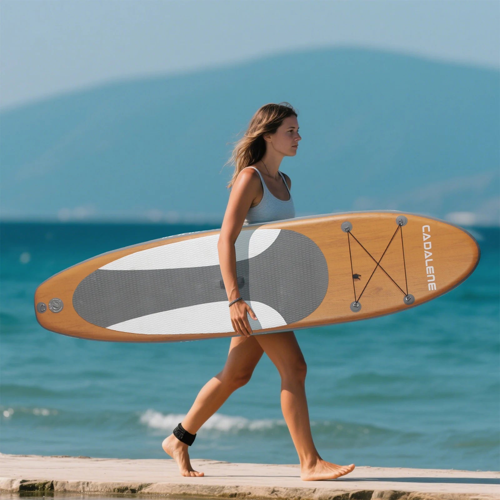 CADALENE Inflatable Paddle Board, Stand Up Paddle Board, Sup Board with Premium Sup Accessories, For Adults