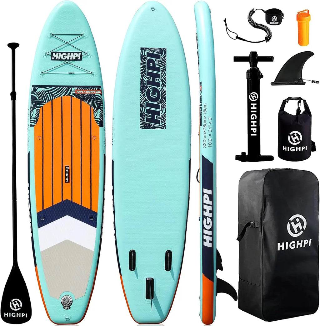 Inflatable Stand Up Paddle Board for Youth and Adults – Wide Sup with Premium Accessories, Blow Up