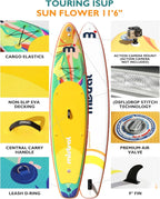 Inflatable Stand Up Paddle Board, 11'6 x31''x6'' Paddle Boards with SUP Accessories, SUP Paddle Board