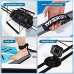 WKERSIY Surfboard paddleboard 88*35*25cm inflatable stand up paddle board sup supboard padel water sport with Backpack Paddles