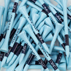 MAZEL Natural Wood/Bamboo Golf Tees 2 3/4 Inch & 3 1/4 Inch,Pack 50 or 120,Reduce Friction & Side Spin,More Stable Golf Tees