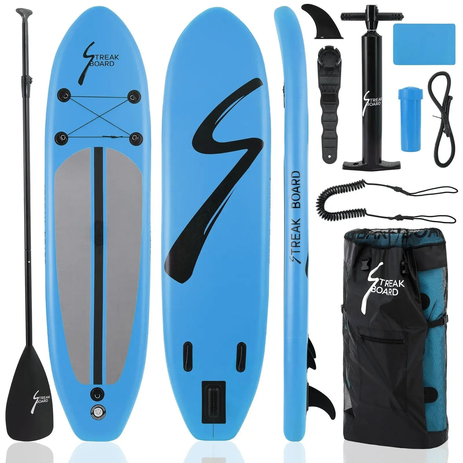 Stand Up Paddle Board Ultra-Light Inflatable Paddleboard with SUP Accessories for Adults & Youth of All Skill Levels