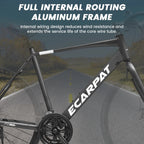 700C Road Bike for Adult Men and Women, 16 Speed Road Bicycle, Lightweight Aluminum Frame, Dual Disc Brake, Racing Bike, Adult City Commuter Bicycle