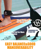Inflatable Stand Up Paddle Board for Youth and Adults – Wide Sup with Premium Accessories, Blow Up