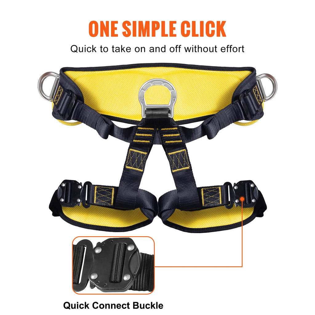 SucceBuy Half Body Safety Harness 340 lbs for Rock Climbing