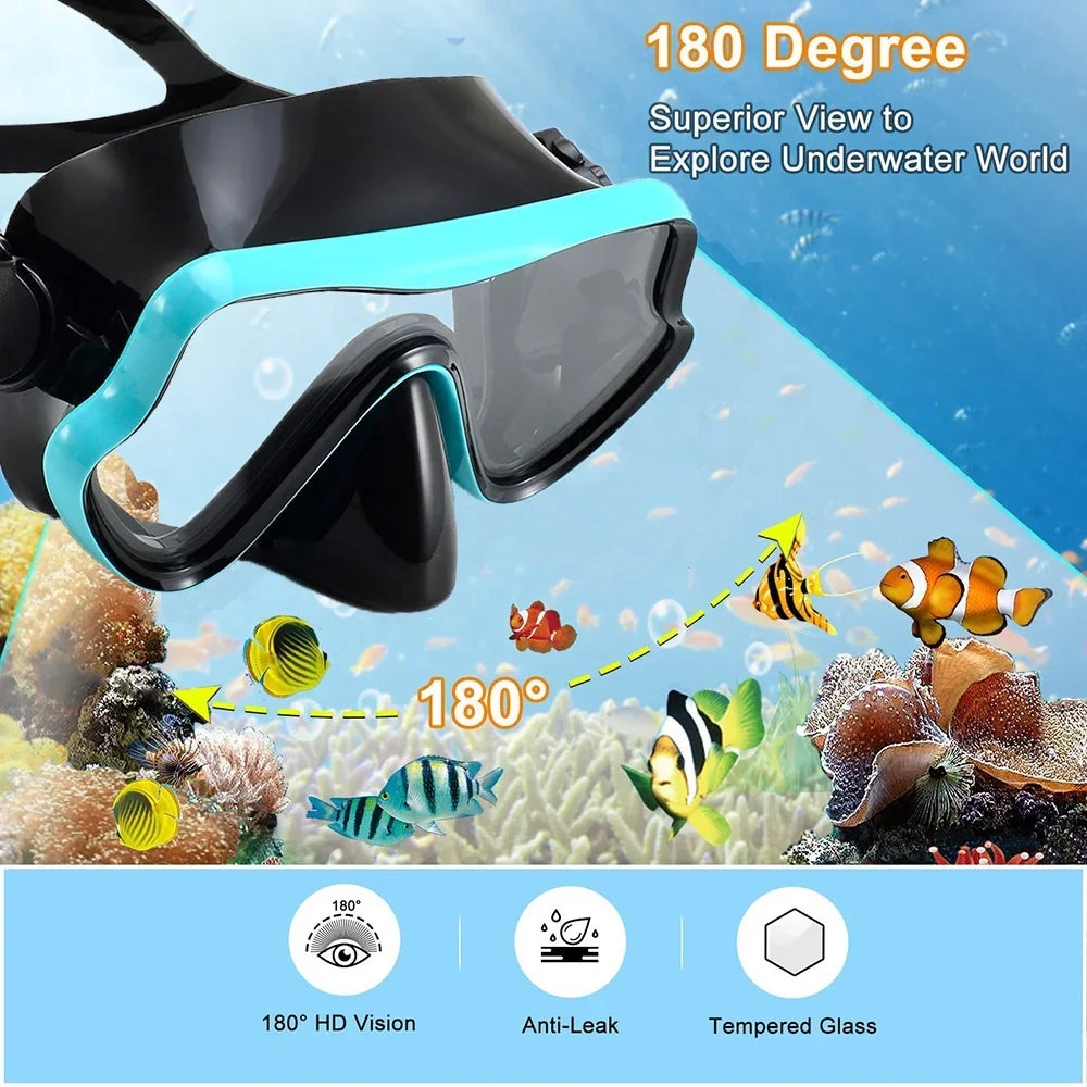 Scuba Diving Mask Snorkel Set