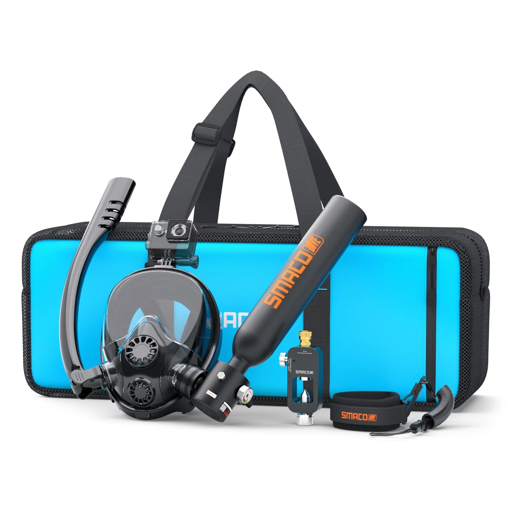 SMACO S300 0.5L Mini Scuba Tank Snorkel Mask Fast Local Dispatch Local Delivery Portable Diving Gear For Outdoor Sea Snorkeling