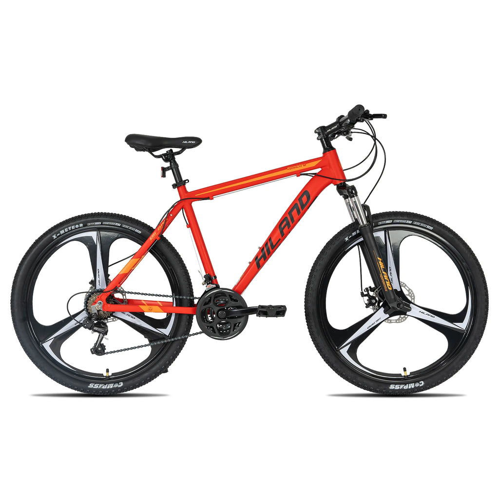 Hiland Mountain Bike,Shimano 21 Speeds Drivetrain,Aluminum Frame 26 Inch Wheels, with Disc-Brake for Men Women