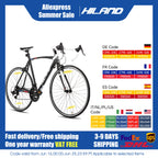Hiland 700c road bike, 14 speeds racing bike for men and women