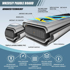 WKERSIY Surfboard paddleboard 88*35*25cm inflatable stand up paddle board sup supboard padel water sport with Backpack Paddles