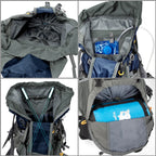 Night Cat Camping Backpacks 90L with Internal Frame Hiking Backpack for Men Women Waterproof Lightweight Breathable Outdoor