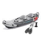 2Person Inflatable Kayak Set Dakota K2 with 86in Oars and Pump
