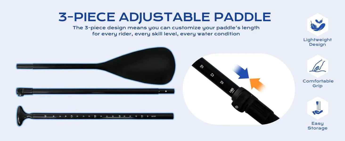 Extra Wide Inflatable Paddle Board, 11' x 34" x 6" Stand Up Paddle Board for Adults, SUP Accessories with Camera Mount