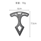 Multifunctional EDC alloy single-finger car window breaker, outdoor camping portable emergency self-defense product