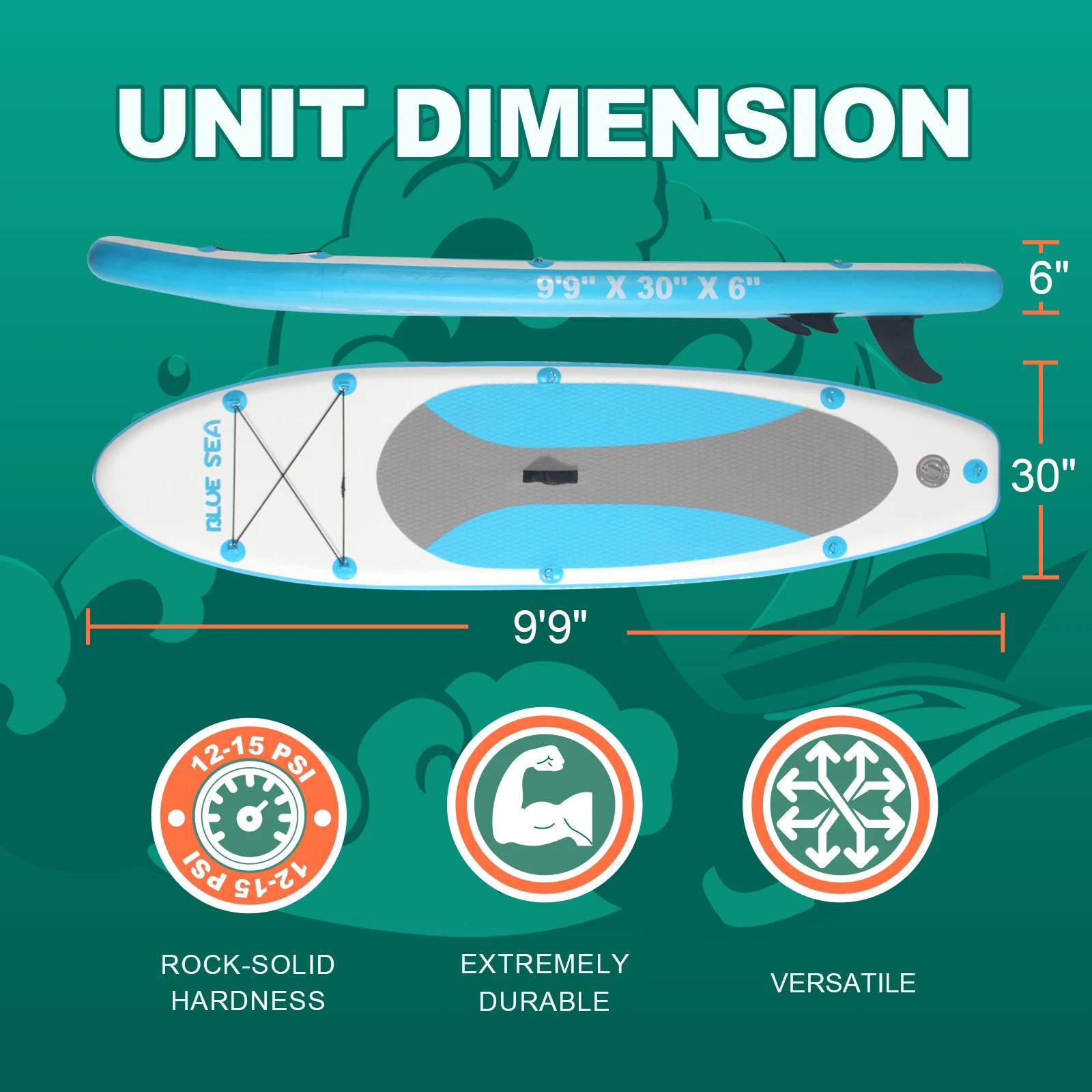 CADALENE Inflatable Stand Up Paddle Board for Adults of All Skill Levels