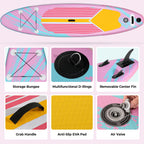 Stand Up Paddle Board Ultra-Light Inflatable Paddleboard with SUP Accessories for Adults & Youth of All Skill Levels