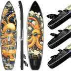 A_Novelty 11'6" x 35" Extra Wide SUP for Enhanced Stability - Inflatable Stand Up Paddle Board - Premium Paddle Board Kit for