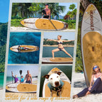 Inflatable Paddle Board 11'6/10'6 Paddle Board - All-Around SUP Board for Adults & Beginners, Stand