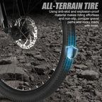 Mountain Bike 24 26 27.5 Inch Men Women Mountain Bike with 21Speed Adult Bikes Double Disc Brake Suspension Fork and High Carbo