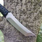 High carbon S.S. Fixed Blade Knife with Sheath and Cord Knife for Hunting Camping
