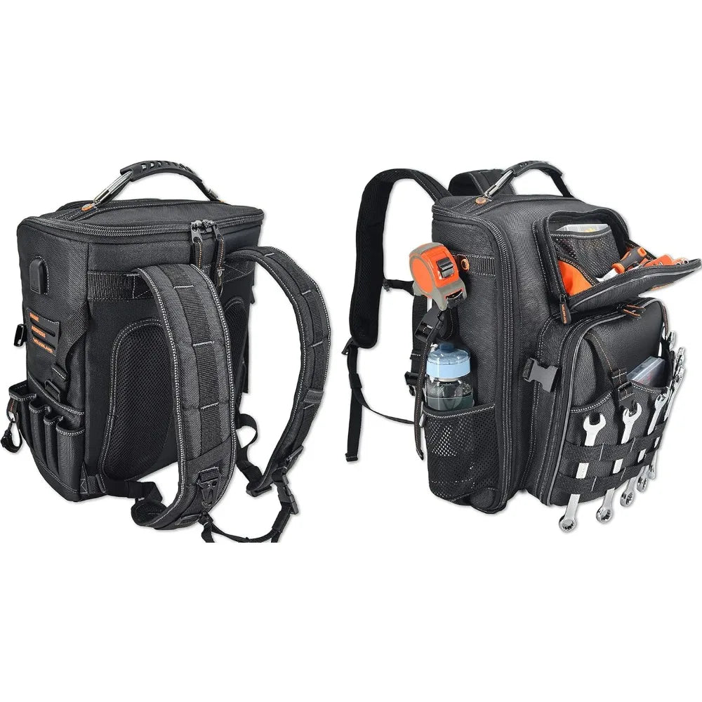 Full-Open Tool backpack, Tool backpack for men