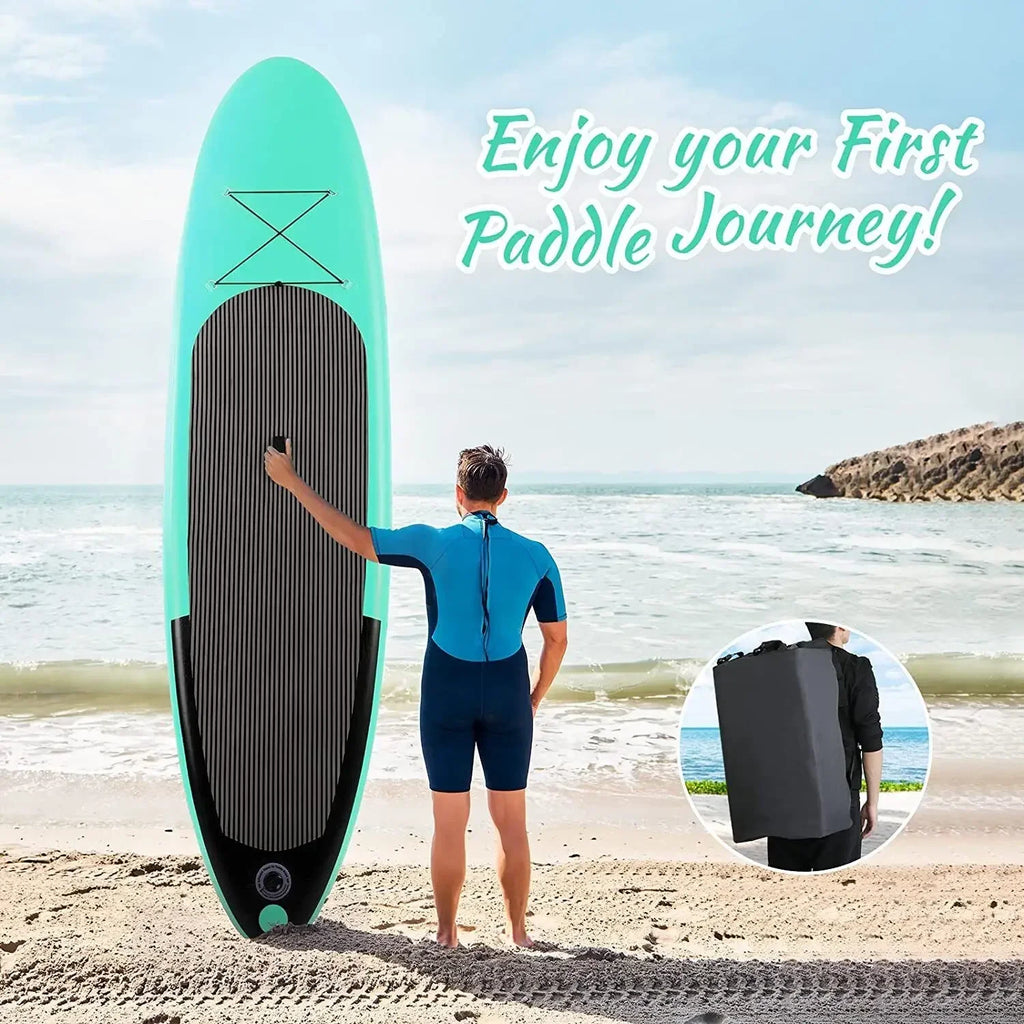 305CM Inflatable Stand Up Paddle Board  Non-Slip Deck W/ Complete Kit 15.5cm Thick Sub Board Paddle Surf Hinchable