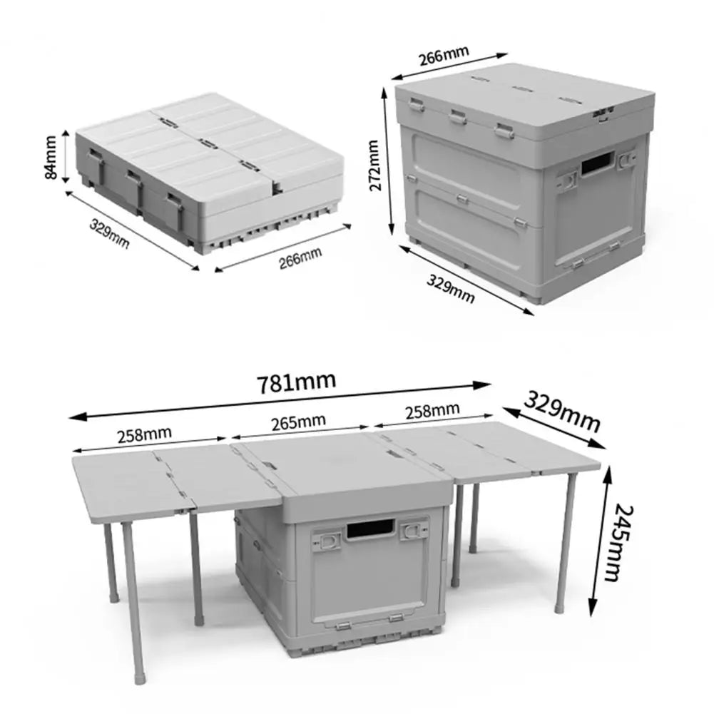 Folding Table with Storage Container