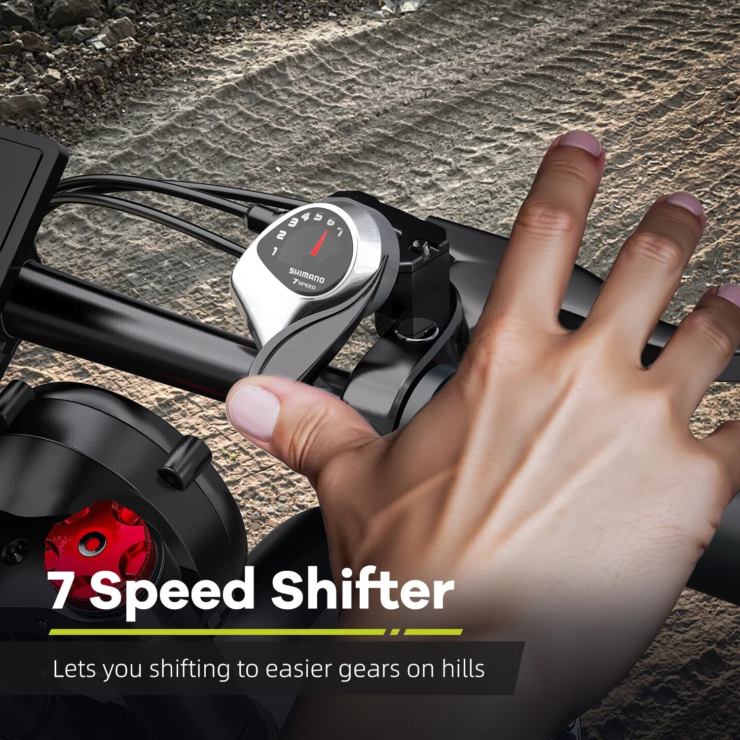 Cybervelo EK9 26"x4.0" 5000w Peak motor, up to 120 Miles Range, 52V 40Ah Battery E-Bike, Luxury Adult Fat Tire Electric Bicycles