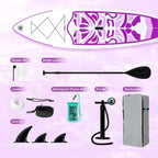 Inflatable Ultra-Light Stand Up Paddle Board for All Skill Levels with Premium SUP Paddleboard Accessories,Non-Slip Comfort Deck