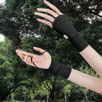 Golf Gloves for Men and Women Breathable Half Finger Golf Gloves with Ice Silk Material for UV Protection and Comfort