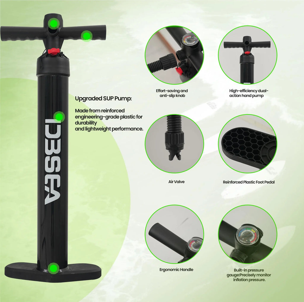 Genreen 11ft Inflatable Paddle Board Stand up Paddle Board with Premium SUP Accessories