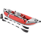 Inflatable 68309EP Excursion Pro K2 Inflatable Kayak Set: Includes Deluxe 86in Kayak Paddles and High-Output Pump – - NEW