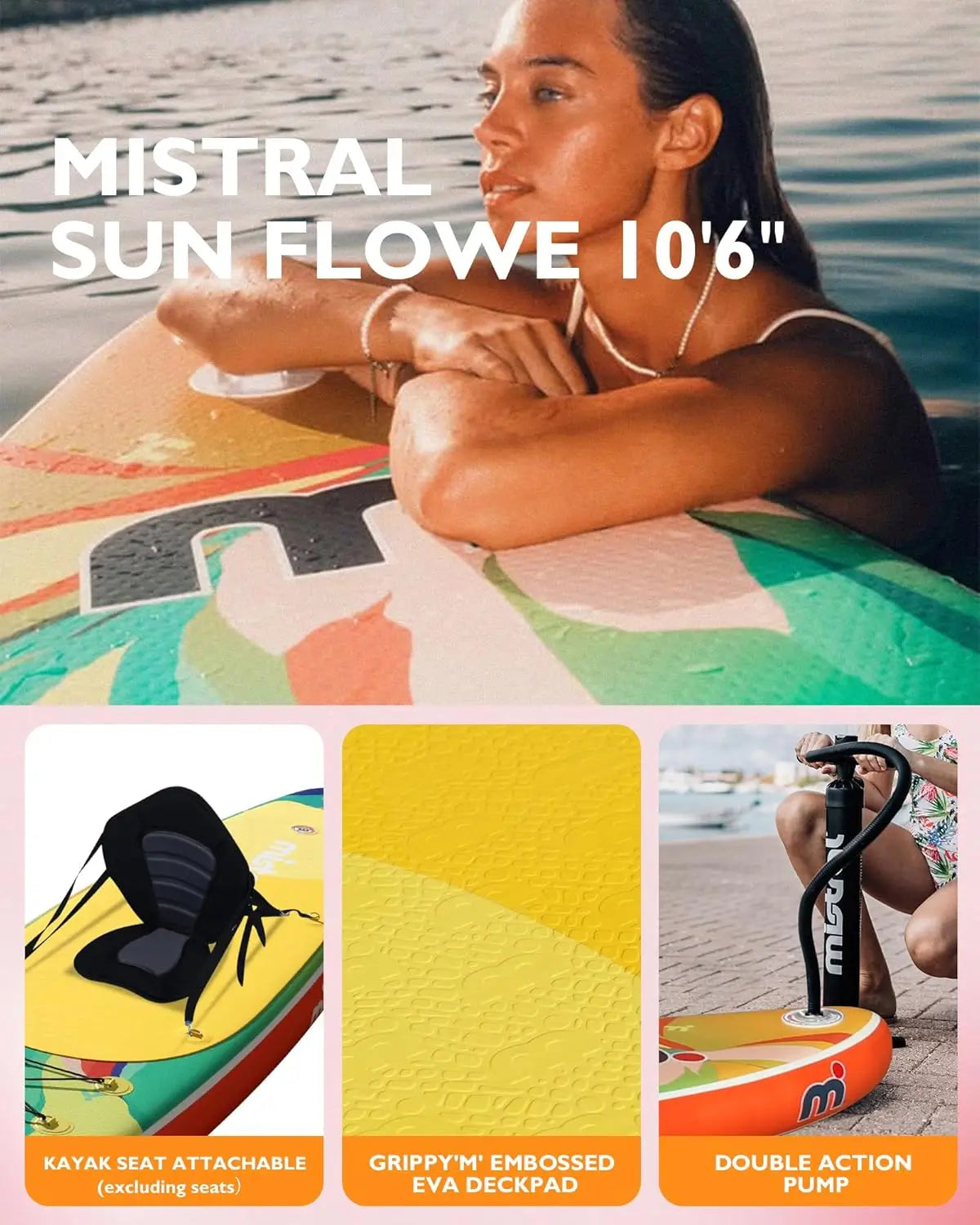 Inflatable Stand Up Paddle Board, 11'6 x31''x6'' Paddle Boards with SUP Accessories, SUP Paddle Board
