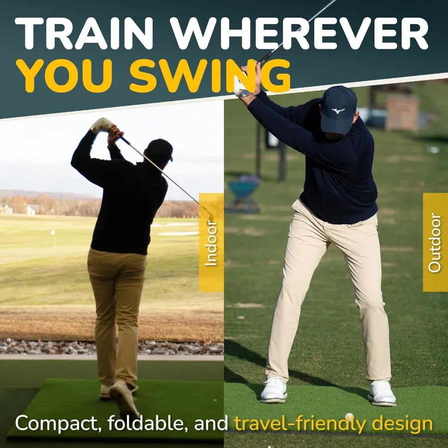 5×4 Golf Hitting Mat NonSlip for Indoor and Outdoor Use Available in 31mm 36mm and 40mm Thickness PGA Pro Trusted Practice Mat